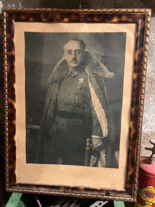Foto Original Generalísimo Franco Enmarcada