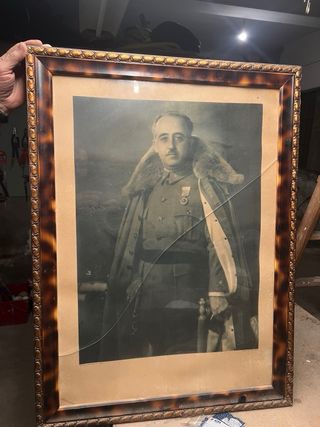 Foto Original Generalísimo Franco Enmarcada