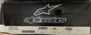 Mono de moto Alpinestars azul y blanco talla 50.