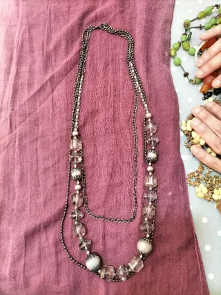 Conjunto 5 collares bisutería