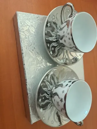 Set Caffè Sole e Luna Argento