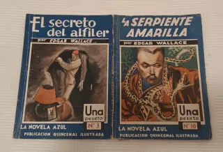 Lote 2 novelas Edgar Wallace