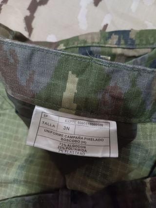 Uniforme ejercito 3N