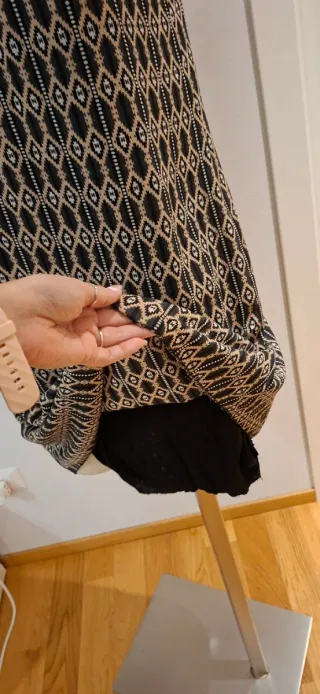 Vestito comodo fantasia geometrica