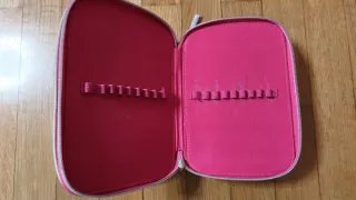 Estuche escolar rosa con osito "Forever Friends"