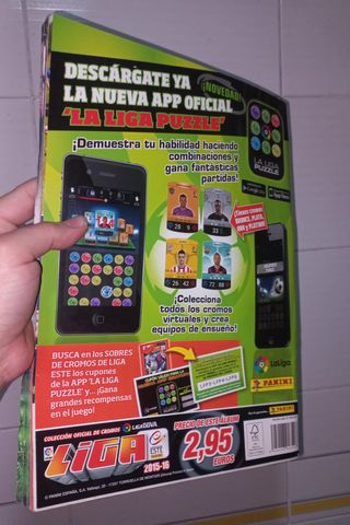 Álbum cromos de Fútbol Liga BBVA 2015-16