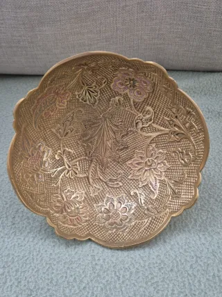 Cuenco de cobre labrado 14 cm