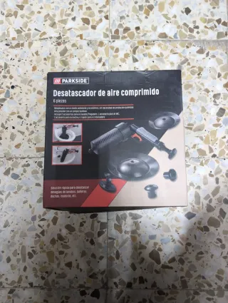 Desatascador aire comprimido Parkside 6 piezas