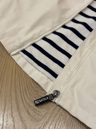 Chubasquero Batela Blanco Rayas niño talla 6