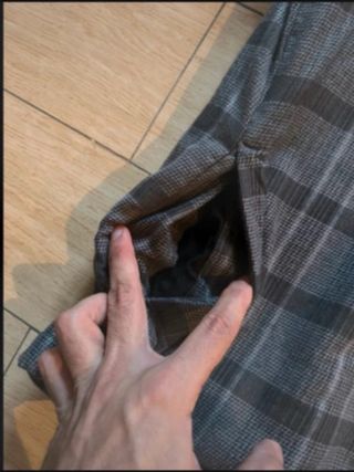 Chaqueta Columbia cuadros forro borrego