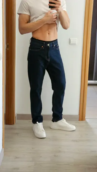 4 Pantalones H&M Talla 41 Vaqueros