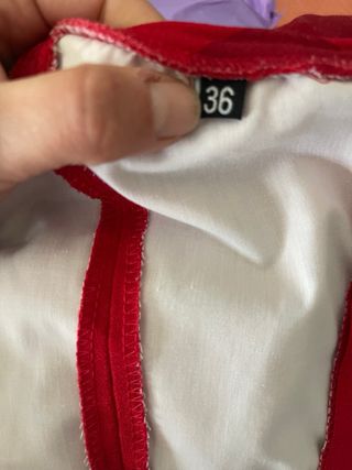 Traje de flamenca rojo con lunares