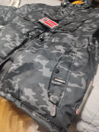 Abrigo Geographical Norway XXXL Parka Camuflaje