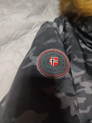 Abrigo Geographical Norway XXXL Parka Camuflaje