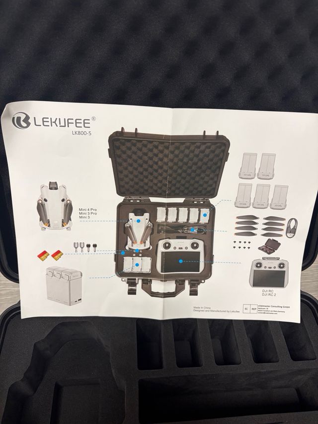 Estuche Ultra Resistente LEKUFEE para Dron DJI