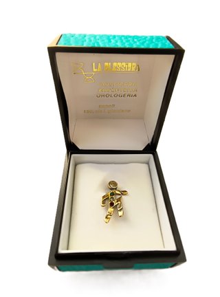 Spilla Uomo Italia '90 Oro & Gemme