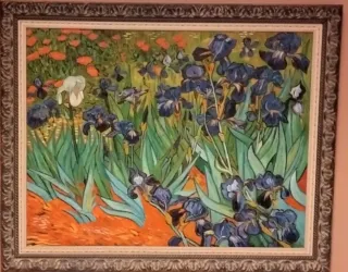 Los Lirios, cuadro de Van Gogh