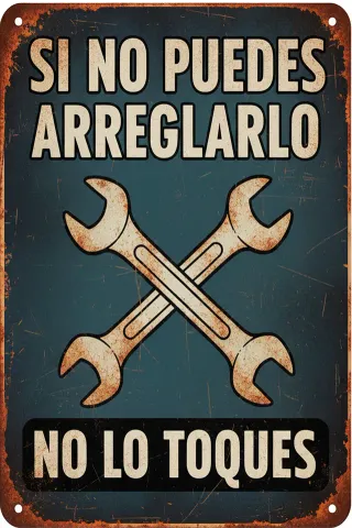 Serie Chapas Taller Mecánico Michelin Castrol Agip