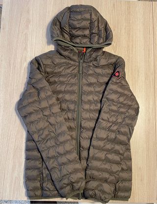 Chaqueta acolchada ligera mujer verde