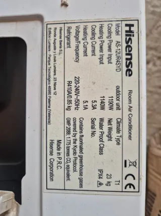Placa electrónica y mando Hisense AC