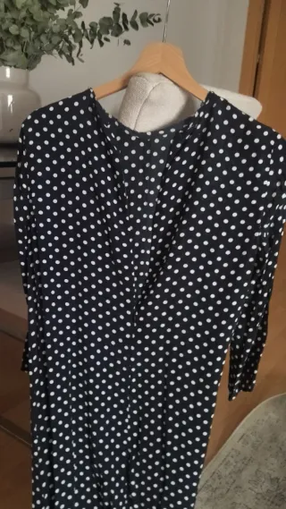 Vestido Zara largo lunares