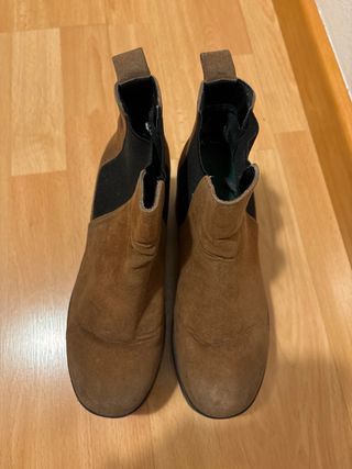 Botas marrones con plataforma