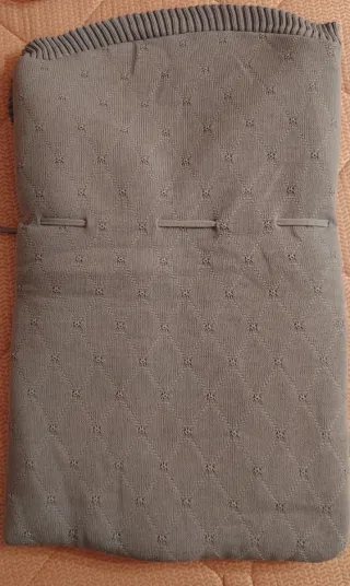 Saco capazo azul cyan. Seminuevo