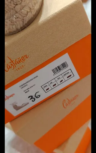 Castaner Espadrillas Zeppa Donna Tg 36