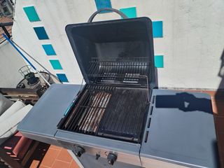 Barbacoa con bombona