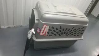 Transportín para mascotas gris