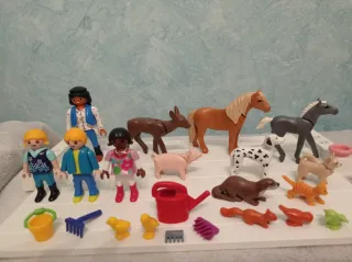 Playmobil: Niños y animales de granja BB