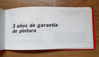 Libro Garantía y Mantenimiento Alfa Romeo