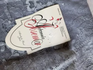 Mantilla de encaje gris