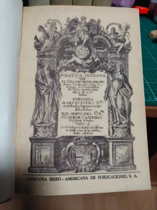 Política Indiana - Juan de Solórzano (5 Tomos)