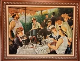 Almuerzo de remeros, cuadro de Rénoir