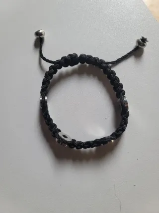 Pulsera Bulgari Negra y Plateada