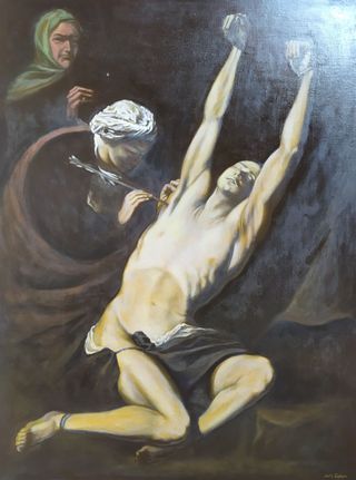 COPIA OLEO SAN SEBASTIAN - JOSE DE RIBERA