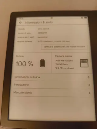 Tolino Vision 6 E-reader Nero