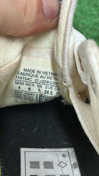 Converse Beige/Bianco Taglia 36.5