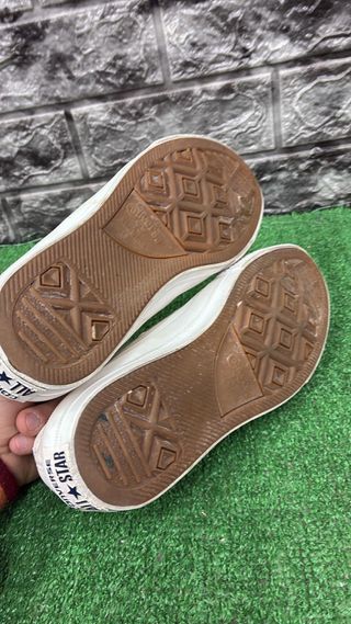 Converse Beige/Bianco Taglia 36.5