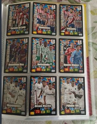 Lote cromos Panini Adrenalyn + album 2018-19