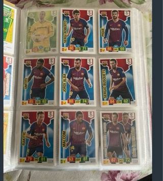 Lote cromos Panini Adrenalyn + album 2018-19