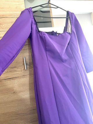 Traje de flamenca morado