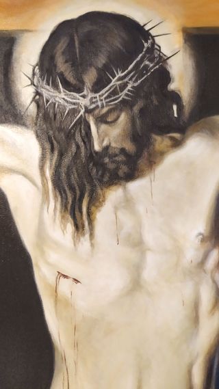COPIA OLEO CRISTO CRUCIFICADO - VELAZQUEZ