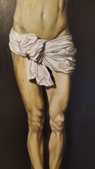 COPIA OLEO CRISTO CRUCIFICADO - VELAZQUEZ
