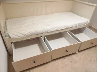 Cama nido blanca con 3 cajones