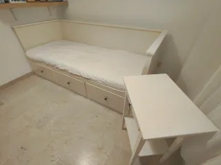 Cama nido blanca con 3 cajones