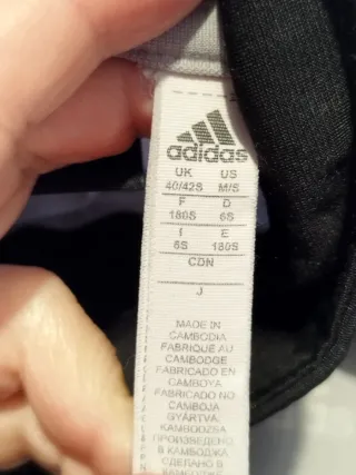 Giacca tuta sportiva Adidas zip unisex