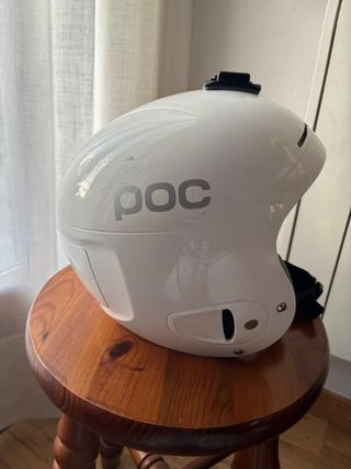 Casco de esquí POC blanco, tallaS