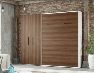 CAMA ABATIBLE CON ARMARIO NOVA.